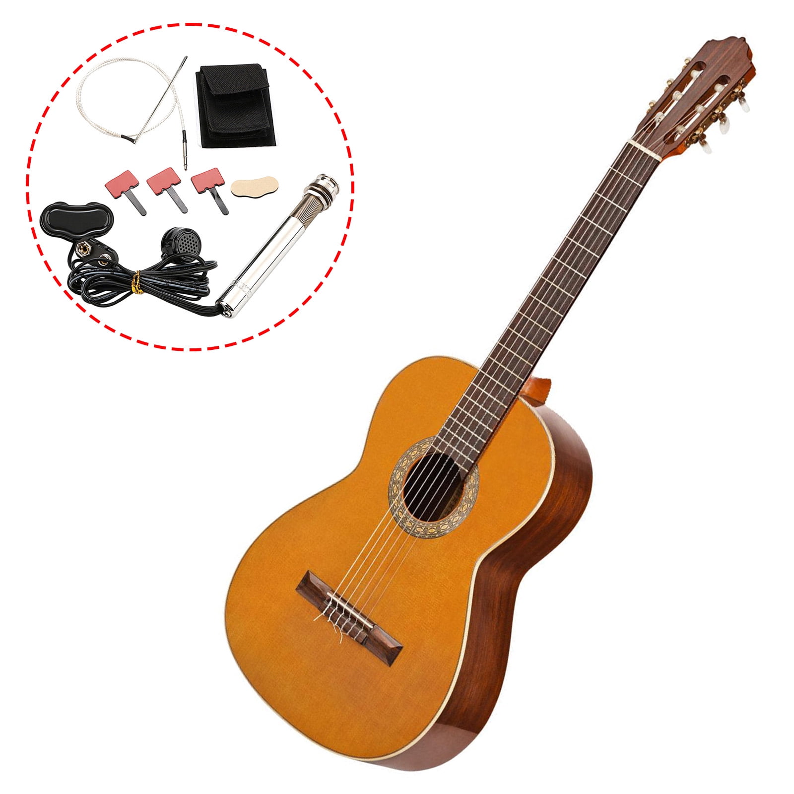 Pen Tube Styles Guitar Pickup Acoustic Guitar Undersaddle Pickup Active Pickup with Pickup Piezo Rod Easy to Install