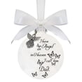 thumbnail image 1 of Christmas Ornament Handmade Butterfly Printed Attractive Decorative Commemorate Festive Embellishment Accessory Christmas Name Feather Memory Bauble for Holiday, 1 of 11