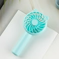 thumbnail image 5 of LYCAQL Handheld Mini Fan Portable USB Rechargeable Small Hand Held Fan with Base Personal Desk Fan Super Compact Cooling Fan for Makeup, Home, Office, Travel, and Outdoor Activities, 5 of 5