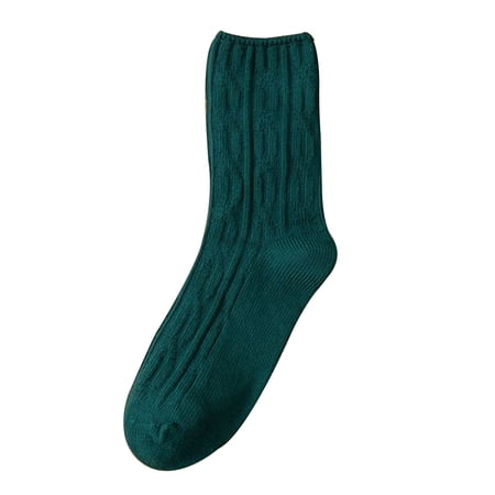 

XINKAIRUN Socks 1 Pair of Men’s Traditional Costume Socks with A Plait Pattern Wool Beige Nut Mottled UK Sizes Green (Buy 3 Get 2 Free)