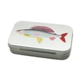thumbnail image 3 of Organizador de moscas de caja de pesca de trucha de metal para pescadores de agua dulce pescadores al aire libre Medio, 3 of 8