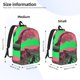 thumbnail image 2 of Balery Neon Desert Moon Mochila Clásica Impresa Básica para Viaje, Mochila Escolar Resistente al Agua, Mochila de Lona con Correas Ajustables-Small, 2 of 5