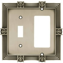 Franklin Brass Pineapple Single Switch and Decorator/GFCI Wall Plate, Available in Multiple Colors