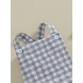 thumbnail image 4 of Bagilaanoe Newborn Baby Girl Rompers Plaid Sleeveless Bodysuit 3M 6M 9M 12M 18M 24M Infant Overalls One Piece Jumpsuit, 4 of 8