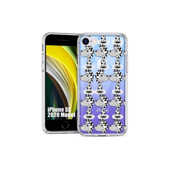TalkingCase Slim Phone Case Cover Compatible for Apple iPhone SE 2022/3rd/2020/8/7, Cow One Zodiac Print, USA