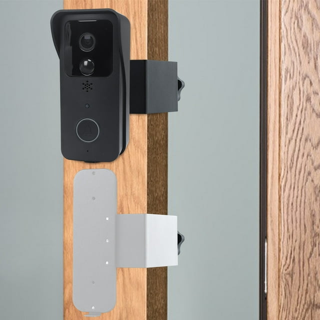 Anti-Theft Blinks Doorbell Mount, Video Doorbell Mount For Apartments, 45° Adjustable Angle, No Drill Installation, Modern Design, For Condos, Secure Entry Solution, Weatherproof Mounting Bracket