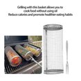 thumbnail image 4 of Cesta para barbacoa ANGGREK Cesta Enrollable de acero inoxidable, 4 of 7