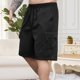 thumbnail image 5 of Ceisia Men's Relaxed Minimalist Cargo Gift Casual Shorts Drapey 3D Pockets Multi-Color, 5 of 8