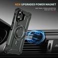 thumbnail image 3 of for Motorola Moto G 5G 2024 Case Magnetic with Camera Ring Kickstand, Slim Shockproof Military Protecive Wireless Charging Phone Cover Case Compatible with Motorola Moto G 5G 2024, Gray, 3 of 7