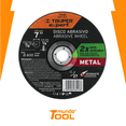 thumbnail image 2 of Disco desbaste metal, tipo27,diámetro 7',alto rendimiento Truper Truper ABT-222, 2 of 4