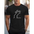 thumbnail image 1 of Funny Pattern Print T-Shirt - Soft, Breathable, And Comfortable For All Seasons - Regular Fit, Slight Stretch, And Knit FabricFather's Day, Mother's Day, New Year, Spring Festival, Valentine's Day,, 1 of 7