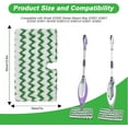 thumbnail image 2 of 3 Pack Vacuum Mop Pads for Shark S3501 S3601 S3550 S3901 S3801 S2901 S2902 S3501S S3601C SE450 S3901D S3455K, Reusable Mop Pads for Floor Cleaning, 2 of 17