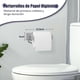 thumbnail image 4 of 5 Piezas Juego de Accesorios de Baño, Accesorios para Baño, Toallero Baño 60cm + Portarrollos para Papel + Toallero Barra + 2 Gancho Adhesivo, 304 Acero Inoxidable - Plata, 4 of 8