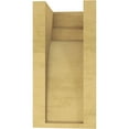 thumbnail image 4 of 5"W x 5"D x 10"H Wide Yorktown Rough Cedar Woodgrain TimberThane Corbel, Primed Tan, 4 of 6
