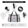 thumbnail image 4 of Balery Sport Items Bolsa de Gimnasio para Mujeres, Bolsa de Viaje con Bolsillo Húmedo, Bolsa de Fin de Semana para Mujeres, Bolsa de Viaje Resistente al Agua, 4 of 7