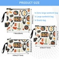 thumbnail image 3 of Haosy 3 Pack Reusable Ziploc Bags BPA Free Healthy Food Storage Bag Leakproof Sandwich Snack Freezer Bags Rice Egg Meat, 3 of 7