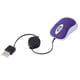 thumbnail image 5 of Methold Computadora 3 botones Ratón Mini con cable 1000 DPI Cable USB retráctil telescópico Ratones ajustables para juegos Notebook Púrpura Type2 NO2, 5 of 6