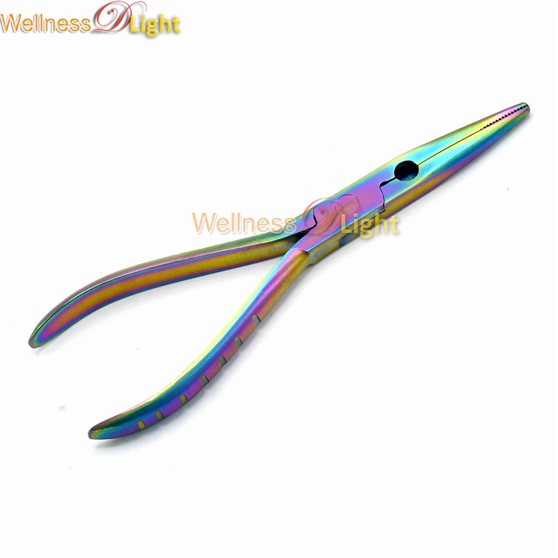 BUTTERFLY- Fisherman'S Needle Nose Plier Long Multi - Rainbow Color A+ Quality Inst Jw-4013