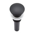 thumbnail image 3 of Ensamblaje de desagüe emergente Nikou para lavabo de baño de latón G1 de 1/4 sin rebosadero cromo negro, 3 of 12