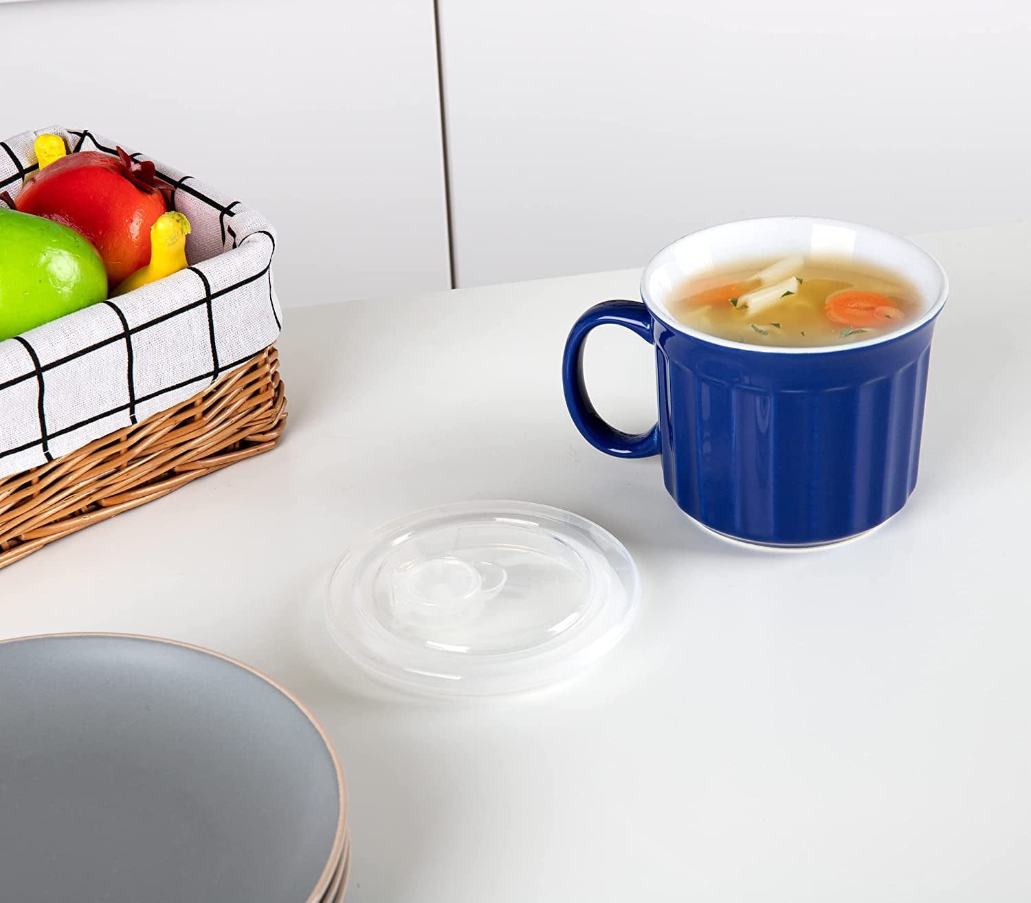 Microwave Soup Mug with Vented Lid by Chef's Pride - Miles Kimball