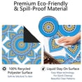 thumbnail image 4 of Mandala Mahjong Mat for Table, 31.5*31.5in Anti Slip American Mahjong Table Cloth, Noise Reduction, Neoprene Mah jongg Mat with Carrying Bag & 3 Dices, Mahjong Accessories Gift, Board Tile Games Mats, 4 of 7