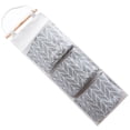 thumbnail image 5 of Toystoory Bolsa de almacenamiento para colgar con 3 bolsillos para el hogar Gris 2piezas Toystoory CBP053638, 5 of 5