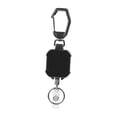 thumbnail image 2 of Liebre retráctil estable de carrete de soporte de insignia para caminar con mochilero de pesca negro, 2 of 8