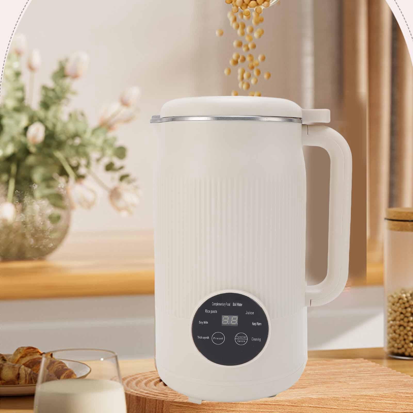 Suodoka 1200ml Soy Milk & Juice Blender – Anti‑Stick Bottom, Low‑Noise, Self‑Cleaning, Timer & Keep‑Warm, Multi‑Use for Non‑Dairy Drinks