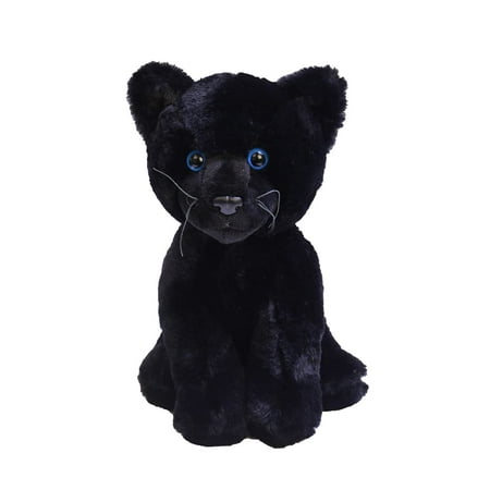 Plushland Black Panther Stuffed Animal – Realistic Plush Panther for Kids and Adults – 10 Inches.