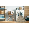 thumbnail image 2 of Ahgly Company Machine Washable Indoor Rectangle Abstract Bullet Shell Brown Area Rugs, 5' x 8', 2 of 7
