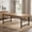 Brown and Black, variant on Fnova 55.12" Dining Table, 3.94" Thick Board Metal Frame Modern Dining Table for Kitchen, Living Room, Home, Family Gatherings & Daily Use