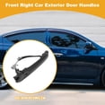 thumbnail image 2 of Manija de puerta exterior del lado del pasajero delantero Unique Bargains No. 806403WC2A para Nissan Versa 2013-2019 Negro ABS 1 Juego, 2 of 6