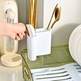 thumbnail image 4 of Dish Drying Rack, Rustproof Dish Rack For Kitchen Counter, Modern Dish Drainer With Detachable Utensil Holder, Drainboard & Swivel Spout, 4 of 7