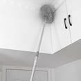 thumbnail image 3 of Ceiling Fan Duster with Extension Pole, 360 Degree Rotation Extra Long Round Duster Washable Cobweb Brush for Outdoor Indoor Cleaning, 3 of 7