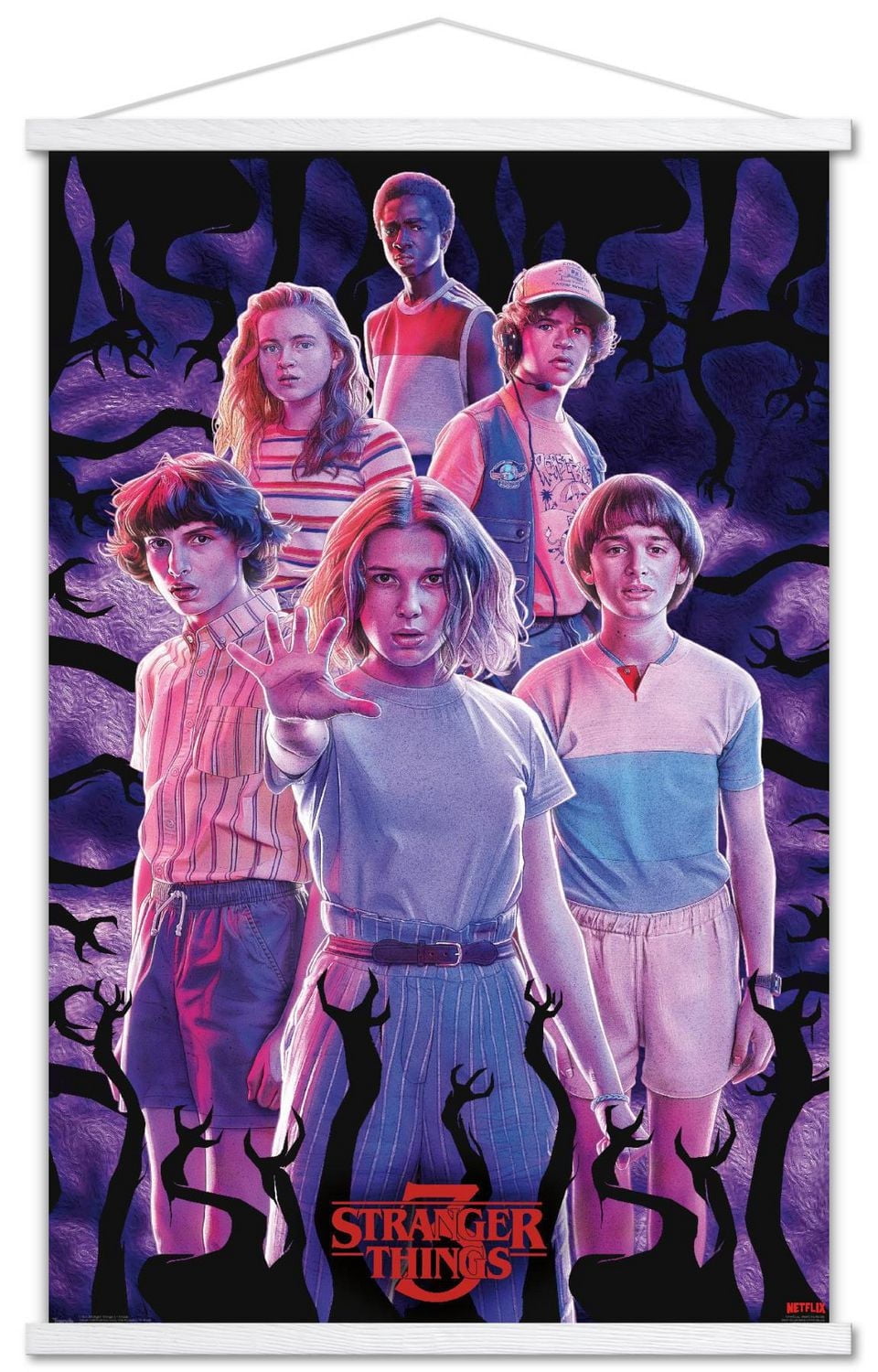 Netflix Stranger Things: Season 3 - Group Wall Poster, 14.725" x 22.375"