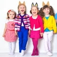 thumbnail image 4 of Conjunto de diademas con orejas de perro Bluey: 2 piezas de accesorios suaves para disfraces de Halloween para niños y adultos con múltiples usos., 4 of 8