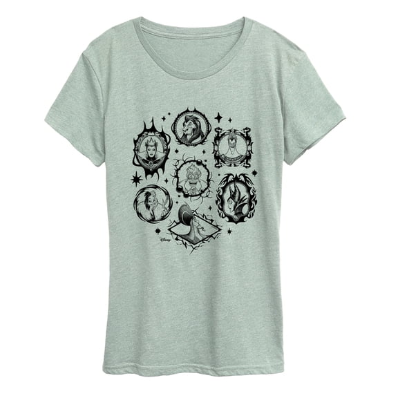Disney - Villain Frames - Women's Short Sleeve Graphic T-Shirt