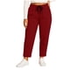 thumbnail image 2 of Pincandy Women's Plus Size Solid Color Fashion Elastic Waist Corduroy Wide Leg Pants with Pockets, Loose Fit, Casual & Daily Wear, 2 of 7