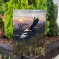 thumbnail image 3 of America Forever North American Bald Eagle Garden Flag 12.5 x 18 inches Flying Majestic Bird Countryside Sunset Rustic Double Sided Summer Seasonal Yard Outdoor Decorative Soaring Bird Garden Flag, 3 of 5