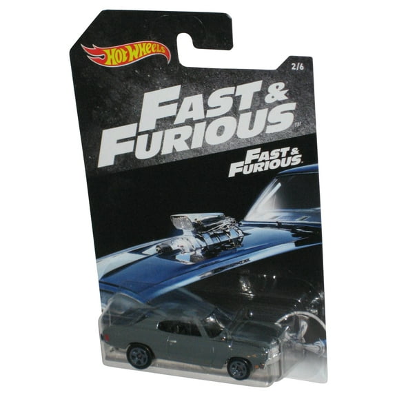 Hot Wheels Fast & Furious (2017) Gray '70 Chevelle SS Car 2/6