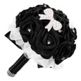 thumbnail image 4 of FELTECHELECTR Ramo de novia elegante con flores artificiales para bodas, festivales y matrimonios., 4 of 5