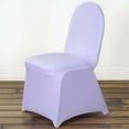 thumbnail image 2 of Efavormart 20 PCS Lavender Premium Spandex Stretch Fitted Banquet Chair Cover With Foot Pockets - 160GSM, 2 of 6