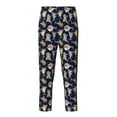 thumbnail image 2 of Gukieu Sharks In Sunglasses Print Youth Home Trousers, Elastic Waistband with Pockets for Home and Outing, Suitable for Children Aged 5-16-Large, 2 of 6