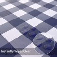thumbnail image 3 of LAICAIW 100% Waterproof PVC Table Cloth, Oil-Proof, Spill-Proof, 54 x 54 Inch Rectangle, PVC, Table Cover, 3 of 7