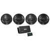 (4) SSL JS650MR 200 Watt 6.5" Speakers+4-Channel Bluetooth Amplifier RZR/ATV/UTV