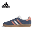 thumbnail image 3 of Zapatillas casuales clásicas Adidas GAZELLE INDOOR blancas y azules para hombre y mujer, de caña baja, cómodas y versátiles, 3 of 5