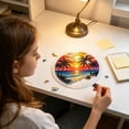 thumbnail image 4 of JuDWoC 7.48" Color Catcher Acrylic Puzzle Window Hanging Acrylic Window Hanging Decor Seascape Sunrise Wall Art Mural Suncatchers for Bedroom Office Garden Wall Decoration Indoor Window Decor Gift, 4 of 5