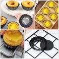 thumbnail image 3 of HLONK 5 Pcs Round Hinged Pan Mini Pie Pans Small Baking Molds Roasting False Bottom Tart Plate Paper Cups Nonstick, 3 of 6