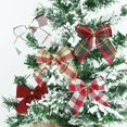 thumbnail image 5 of 10/20 piezas de mini lazos navideños para colgar en el árbol de Navidad, adornos navideños para el hogar, decoración de fiesta de Año Nuevo 2023, 5 of 5