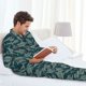 thumbnail image 5 of Balery Fish Style Pijama para Hombre de Dos Piezas con Manga Larga, Conjunto de Dormir y Descanso Suave con Bolsillos-X-Large, 5 of 6